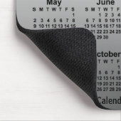 Tapis De Souris Calendrier blanc passé 2027 par Janz Mouse Pad (Coin)