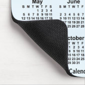 Tapis De Souris Calendrier bleu Alice 2024 par Janz Mouse Pad (Coin)
