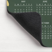 Tapis De Souris Calendrier Botanique Simple Élégant 2025 | Tapis d (Coin)