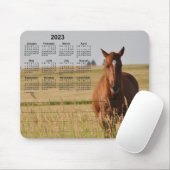 Tapis De Souris Calendrier Cheval 2023 par Janz (Avec souris)