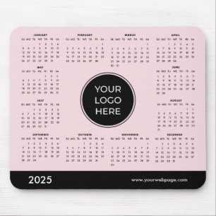 Tapis de souris Calendrier d'affaires 2025