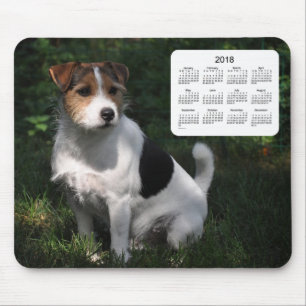 Tapis De Souris Calendrier de 2018 chiens par Janz Jack Russell