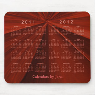 Tapis De Souris Calendrier de 2 ans  2011-2012