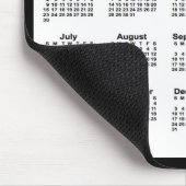 Tapis De Souris Calendrier de 3 ans noir et blanc 2023-2025 par Ja (Coin)