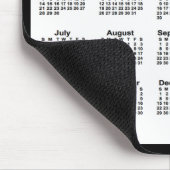 Tapis De Souris Calendrier de 3 ans noir et blanc 2024-2026 par Ja (Coin)