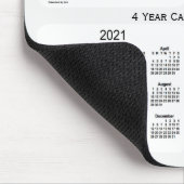 Tapis De Souris Calendrier de 4 ans 2019-2022 sur la fumée blanche (Coin)