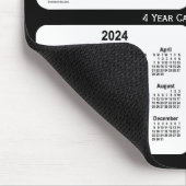Tapis De Souris Calendrier de 4 ans 2022-2025 noir et blanc par Ja (Coin)