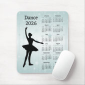 Tapis De Souris Calendrier de danse 2026 (Avec souris)