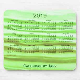 Tapis De Souris Calendrier de givrage de la chaux 2019 principale