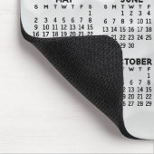 Tapis De Souris Calendrier de l'année complète - horizontal (Coin)