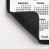 Tapis De Souris Calendrier de l'école noire et blanche 2026-2027 p (Coin)