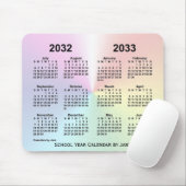 Tapis De Souris Calendrier de l'école Rainbow Cloud 2032-2033 par  (Avec souris)