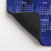 Tapis De Souris Calendrier de patchwork du bleu 2018 royal par (Coin)