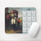 Tapis De Souris Calendrier de peinture du lieutenant Charles Legra (Avec souris)