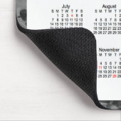 Tapis De Souris Calendrier de vacances de l'art 2019 noir par le (Coin)