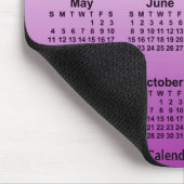Tapis De Souris Calendrier de violet défraîchi 2025 par Janz Mouse (Coin)