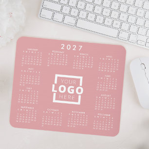 Tapis De Souris Calendrier d'entreprise personnalisé avec logo d'e