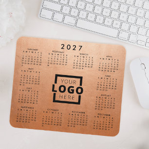 Tapis De Souris Calendrier d'entreprise personnalisé avec logo d'e