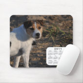Tapis De Souris Calendrier des chiens 2011 - Parson Jack Russell T (Avec souris)