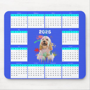 Tapis De Souris Calendrier des chiens de Cockapo mignonnes personn