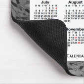 Tapis De Souris Calendrier des fêtes d'art noir 2026 par Janz (Coin)