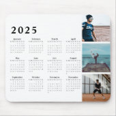 Tapis De Souris Calendrier des galeries personnalisées 2025 (Devant)