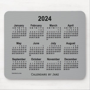 Tapis De Souris Calendrier des Grey de Bataillon 2024 par Janz Mou