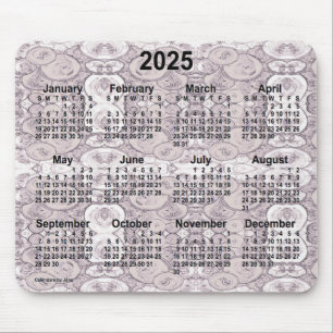 Tapis De Souris Calendrier des petites bulles 2025 par Janz