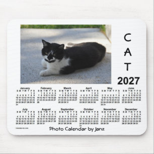 Tapis De Souris Calendrier des photos de chat de Sassy 2027 par Ja