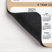 Tapis De Souris Calendrier des quatre ans de Tan 2019-2022 par Jan (Coin)