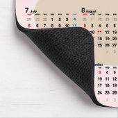 Tapis De Souris Calendrier Empreinte de Patte de Chien 2027 (Coin)