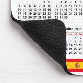 Tapis De Souris Calendrier espagnol 2021 (Coin)
