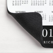 Tapis De Souris Calendrier et photo de Modern Black Stripe 2017 (Coin)