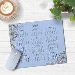 Tapis De Souris Calendrier Eucalyptus Bleu Français 2025<br><div class="desc">2025 Moderne Elégant Bleu Eucalyptus Calendrier de Verdure Souris Pad avec un calendrier simple et minimaliste année par année. 🌟 C'est pour 2025 seulement. Veuillez nous contacter à cedarandstring@gmail.com si vous avez besoin d'aide pour la conception ou les produits correspondants.</div>