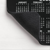 Tapis De Souris Calendrier - fond noir - Vertical (Coin)