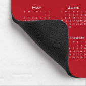 Tapis De Souris Calendrier marron moderne simple (Coin)