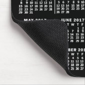 Tapis De Souris Calendrier mensuel 2017 Black Custom 3 Photos (Coin)