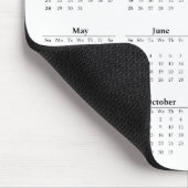 Tapis De Souris Calendrier mensuel 2024 | N'importe quel arrière - (Coin)