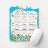 Tapis De Souris Calendrier Mousepad 2013 3 (Avec souris)