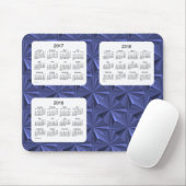 Tapis De Souris Calendrier Mousepad de 3 de l'an 2017-2019 (Avec souris)