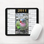 Tapis De Souris Calendrier Mousepad de princesse Parrot 2011 (Avec souris)