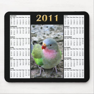 Tapis De Souris Calendrier Mousepad de princesse Parrot 2011