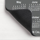 Tapis De Souris Calendrier Neon Charcoal 2025 par Janz (Coin)