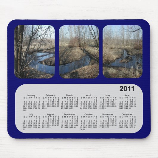 Tapis De Souris Calendrier Paysages 2011 (Devant)