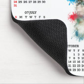 Tapis De Souris Calendrier personnalisable de chien Pomsky mignon  (Coin)