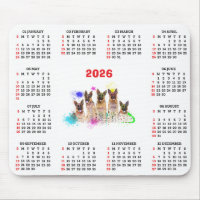 Calendrier personnalisable de chiots Labrador mign