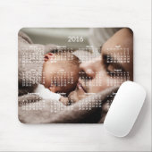 Tapis De Souris Calendrier personnalisé 2016 Mousepads Ajouter pho (Avec souris)