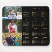 Tapis De Souris Calendrier personnalisé de 3 photos de famille 202 (Devant)