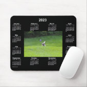 Tapis De Souris Calendrier photo 2023 de Ball Playing Dog Neon par (Avec souris)