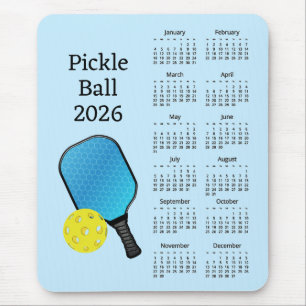 Tapis De Souris Calendrier Pickleball 2026